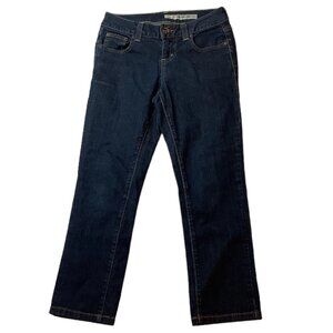 Dkny Petites Low Rise Blue Denim Crop Jeans Womens Size 2P